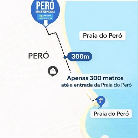Peró Beach Hospedaria - Aceita Pet - 300mts da Praia-3